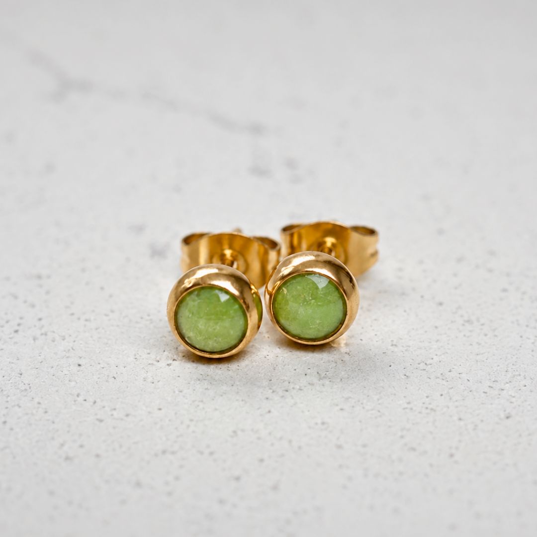 Everyday Gold Stainless Steel Stud Earrings