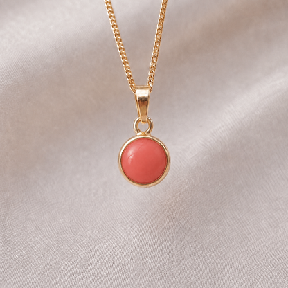 Luxe Gold Pendant Drop Necklace