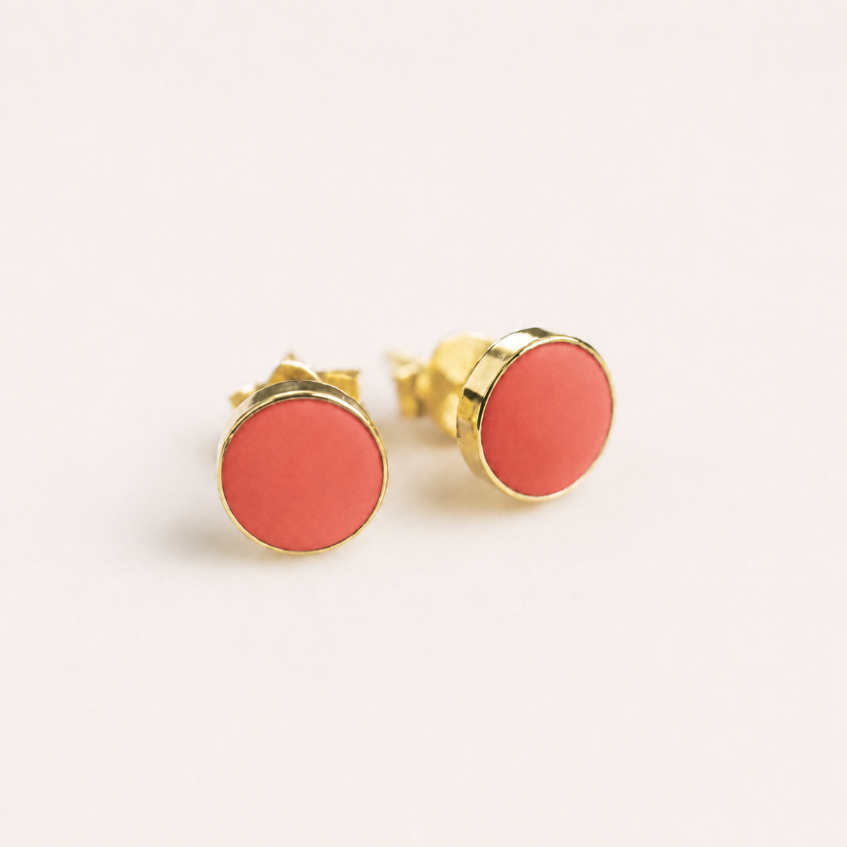 Luxe Gold Stud Earrings