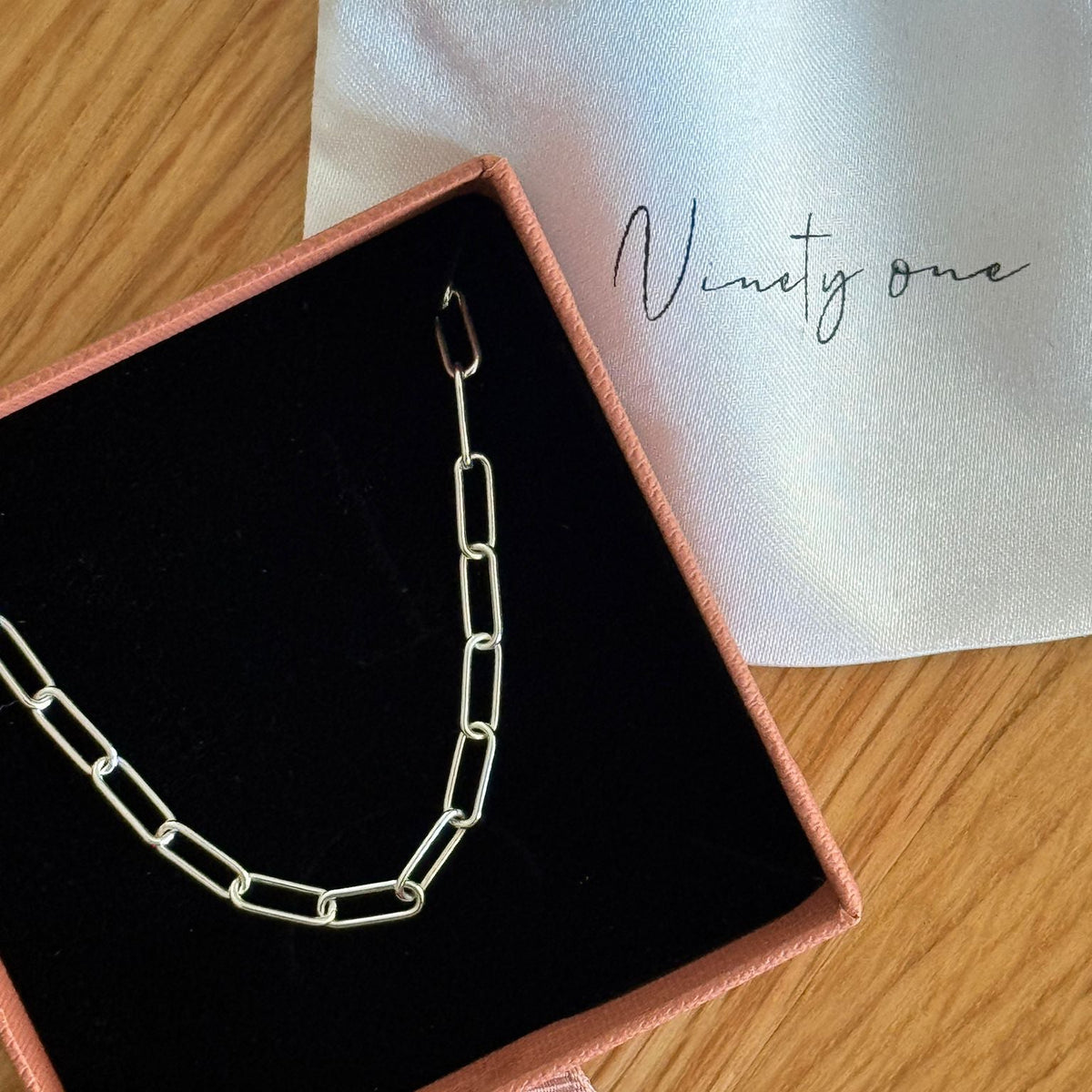Signature Sterling Silver Paperclip Chain Necklace