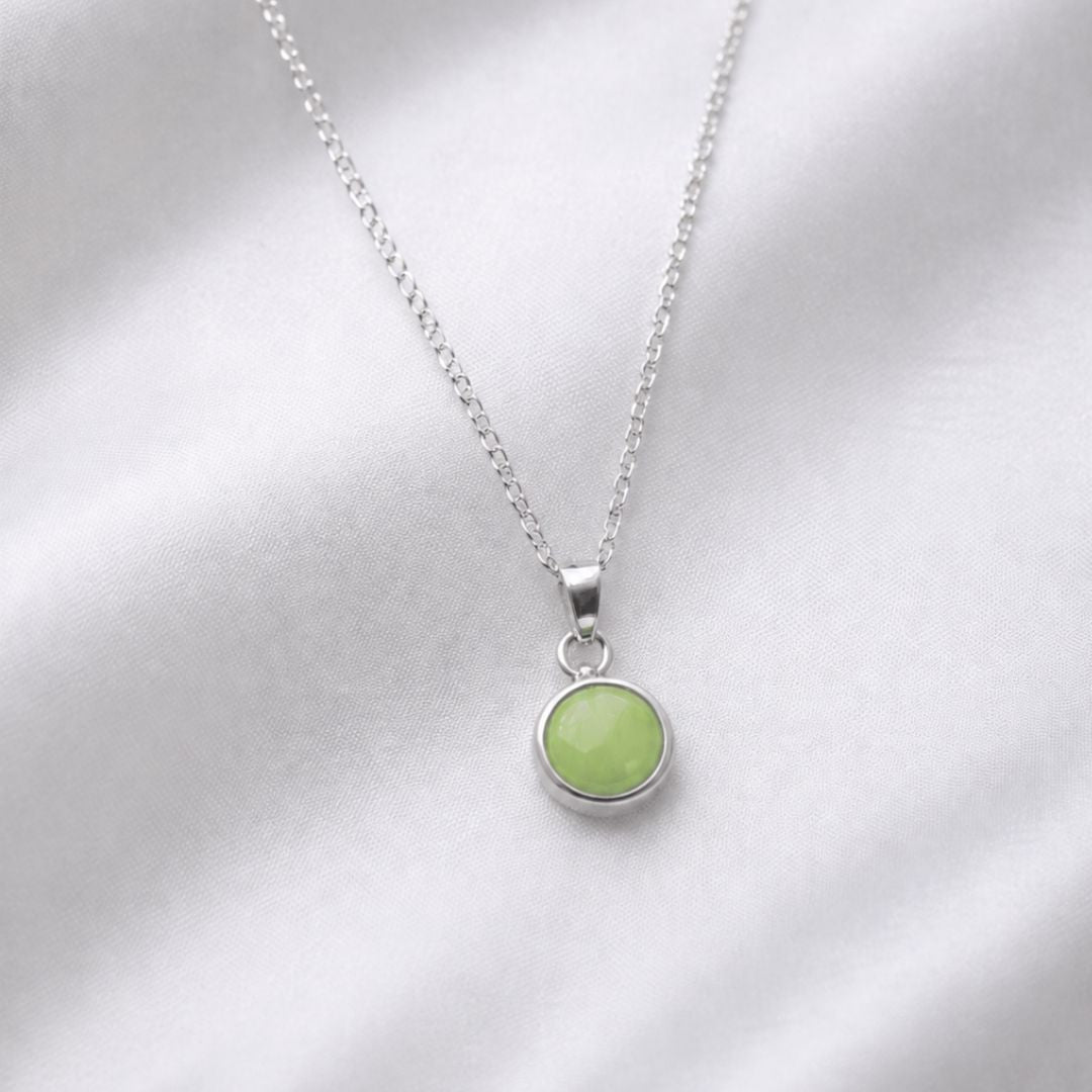 Signature Silver Pendant Drop Necklace